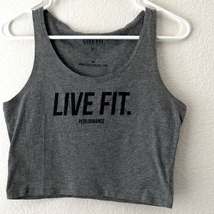 LIVE FIT CROP WORKOUT TANKS